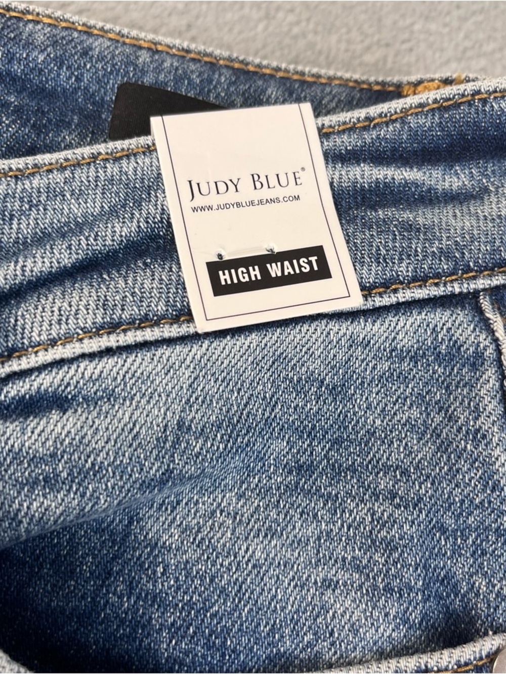 Judy Blue HW Americana Flare Jeans NWT $85 Size 7/25 High Rise USA Flag Denim - Picture 8 of 14